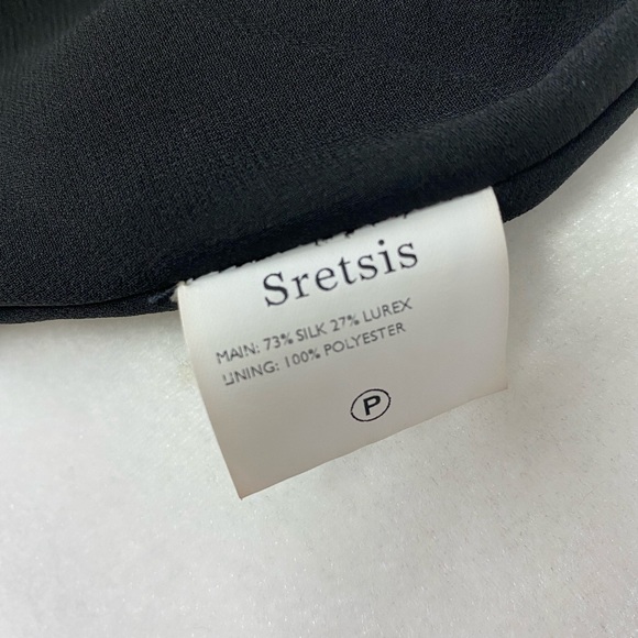 Sretsis, Kate irredentist gold Silk Lurex Slip Dress. K Pop Red Velvet Vibes - Picture 10 of 13